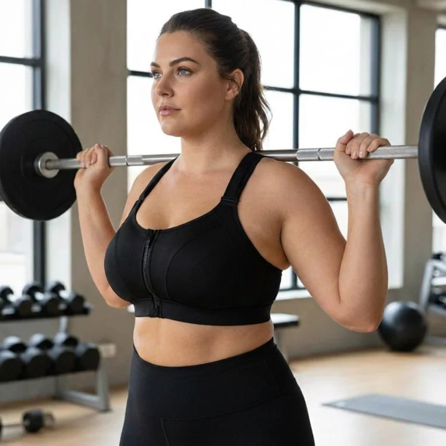 Brassière Zippée Anti-Rebond