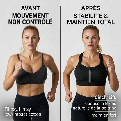 Brassière Zippée Anti-Rebond