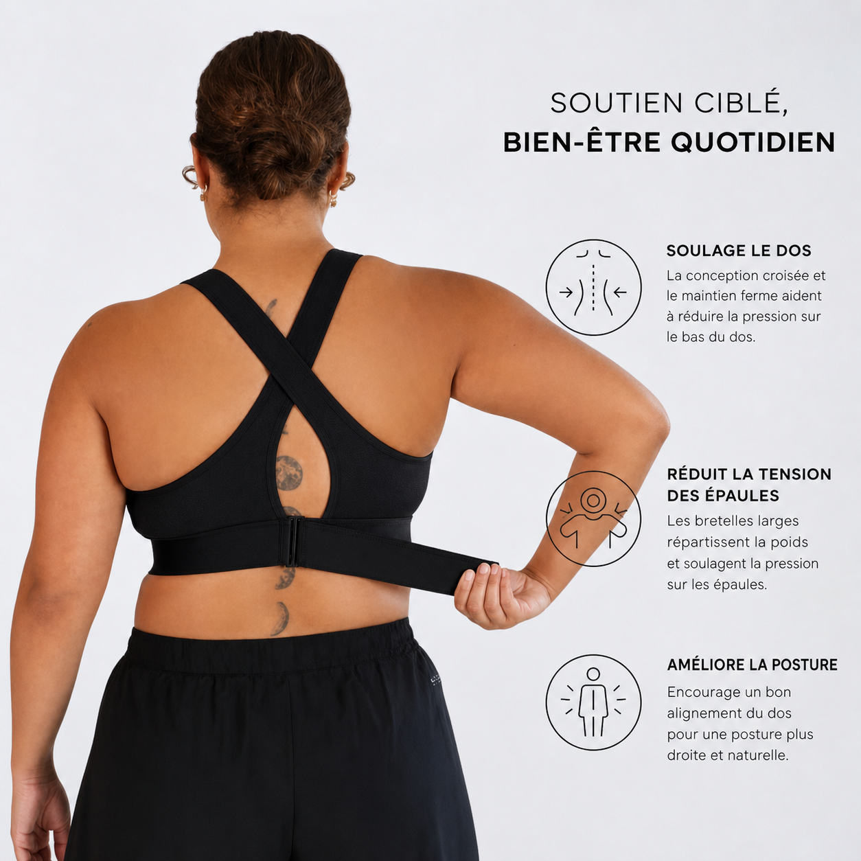 Brassière Zippée Anti-Rebond